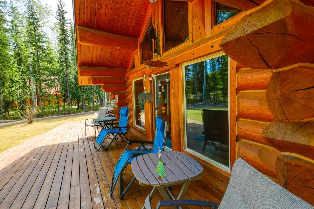 Riverside Log Cabin On-Site Aurora Viewing! North Pole Dış mekan fotoğraf